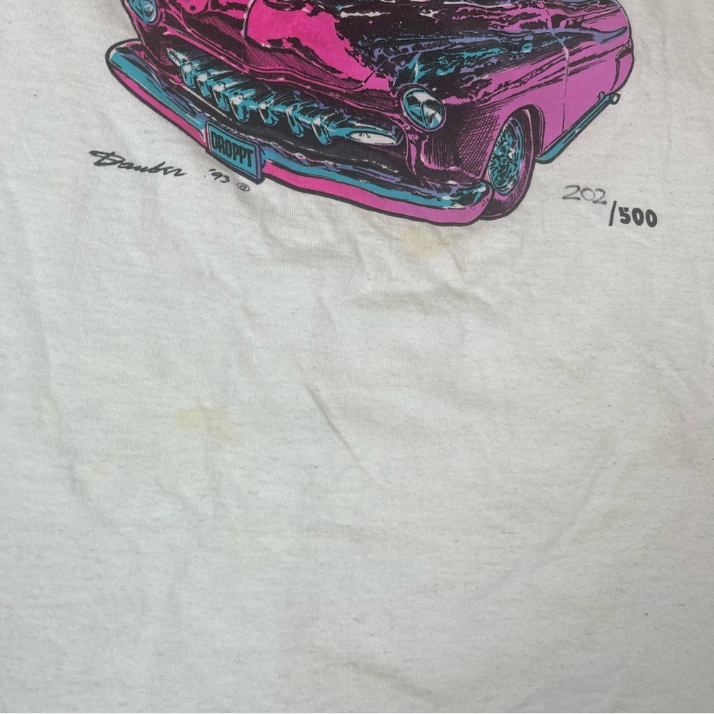 Vintage Fruit of the Loom James Dean Run Graphic Tee XL Made in USA - Picture 4 of 16